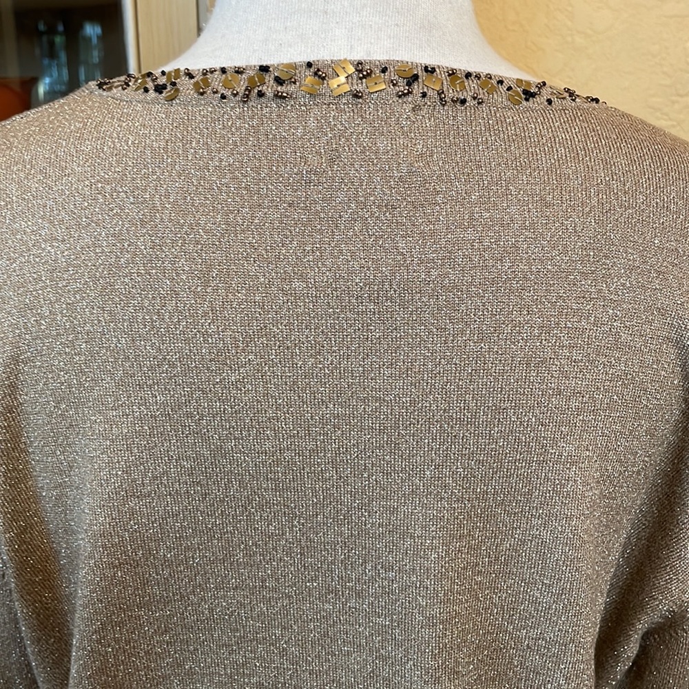Chicos Sequins Mimic Leopard Print - image 4
